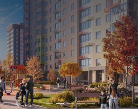 2-к квартира, 4/13 эт., 35м²