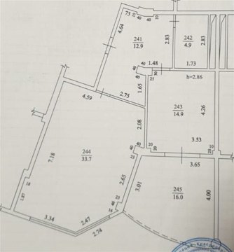 2-к квартира, 7/7 эт., 82м²