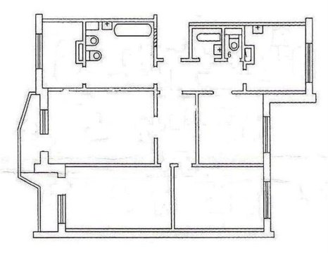 4-к квартира, 9/17 эт., 108м²