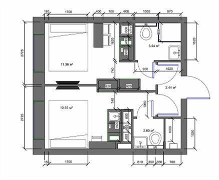 1-к квартира, 6/18 эт., 30м²