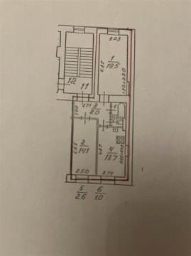 2-к квартира, 4/5 эт., 60м²